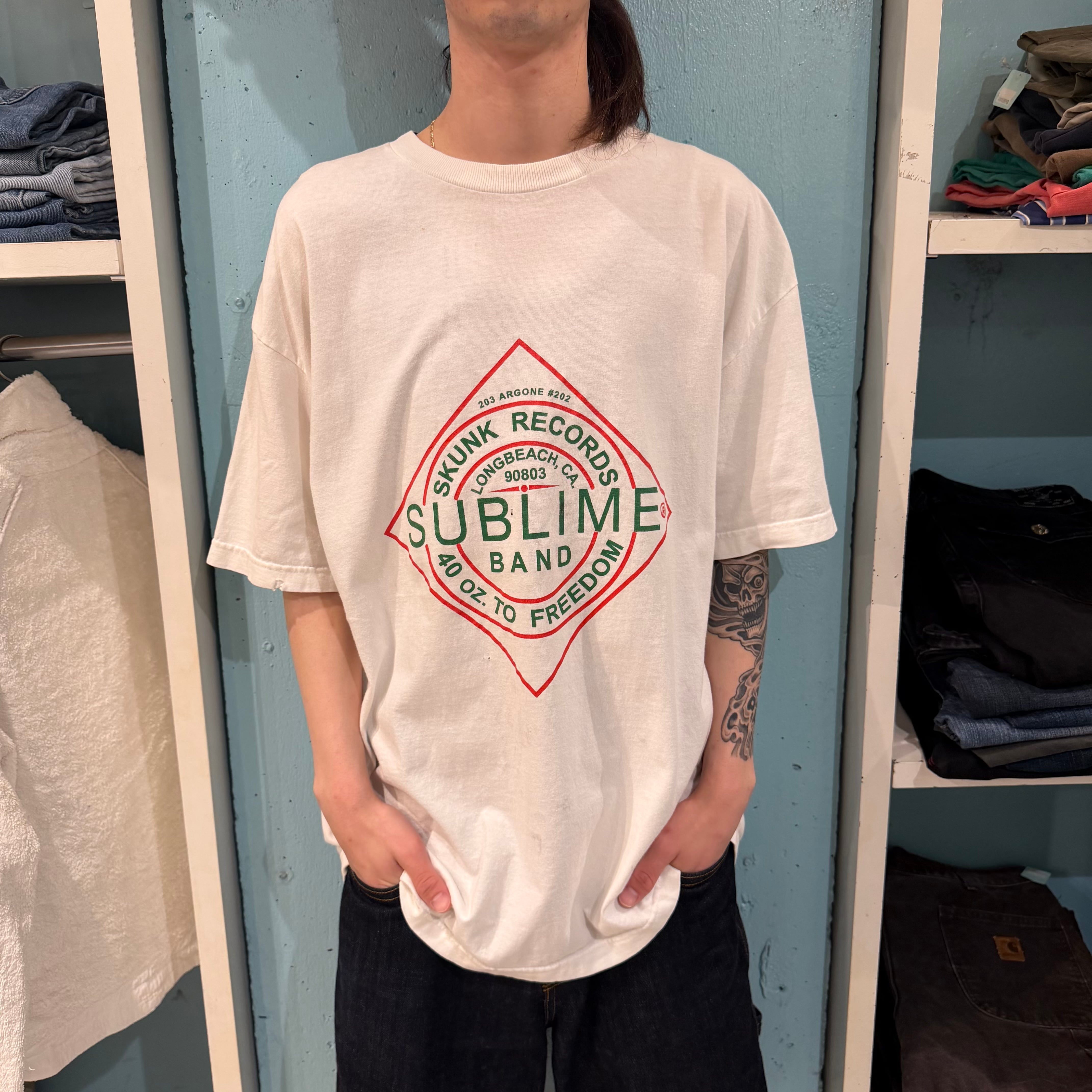 00's SUBLIME Skunk Records Tabasco Logo T-shirt | Banny