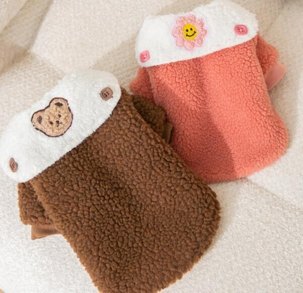 《予約》№1101961 くまさん&お花のボアトップス