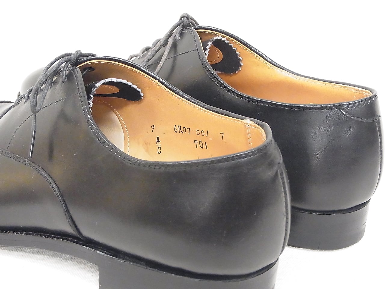 ALDEN/#901 PERFORATED STRAIGHT TIP BAL/BLACK CALFSKIN | LAUGHTER
