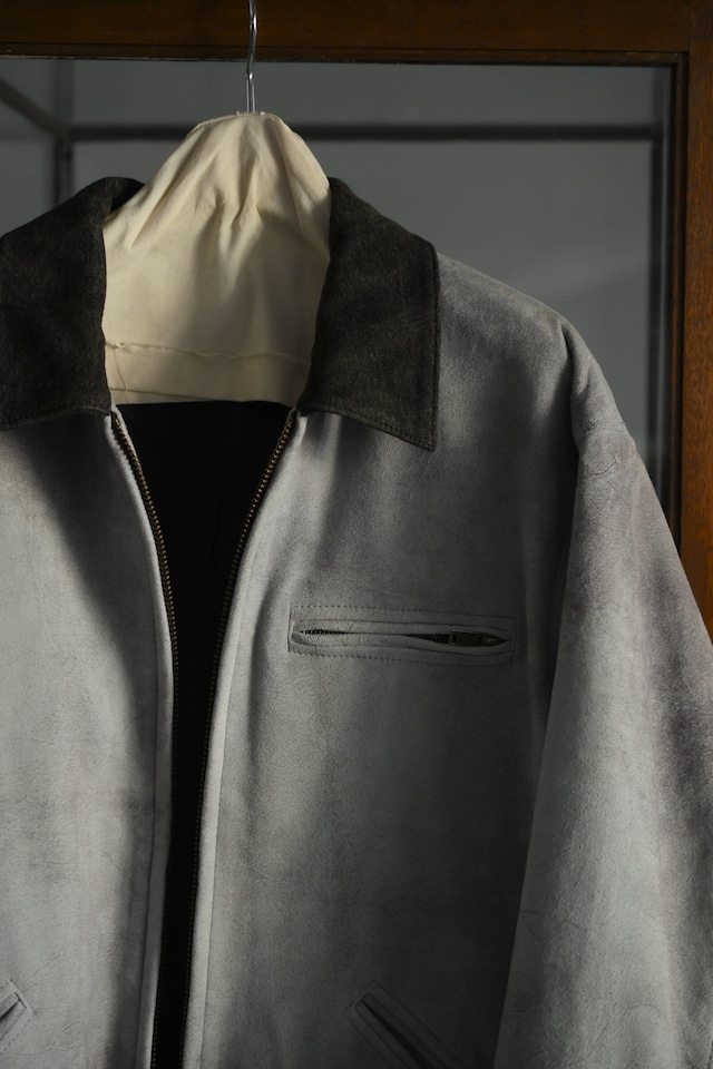 SEVEN BY SEVEN / LEATHER DETROIT JACKET (Ice Gray)