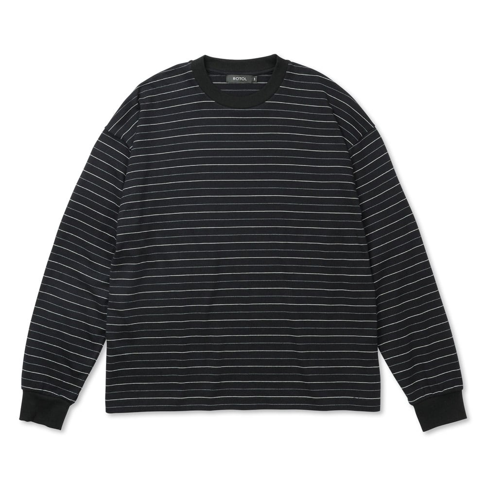 ROTOL / Lumiflect Border Long Sleeve Tee (BLACK) | THE MODERN AGE