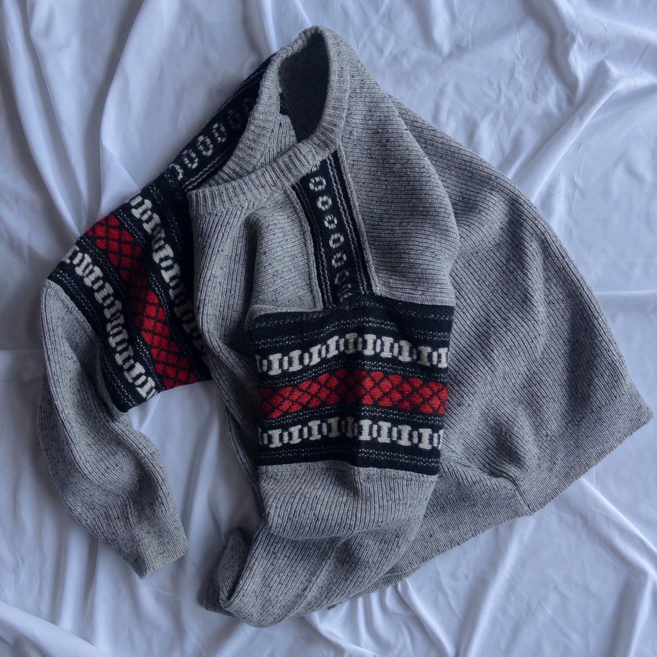 C.P.COMAPANY Fair Isle Patterned Wool Knit Jumper