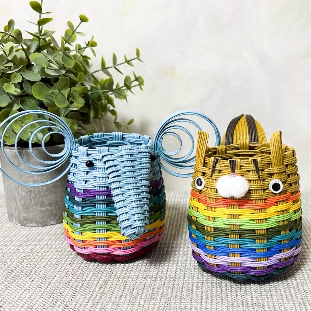 シマシマズあにまるバスケット《4》 | くらふと日和＊レシピshop