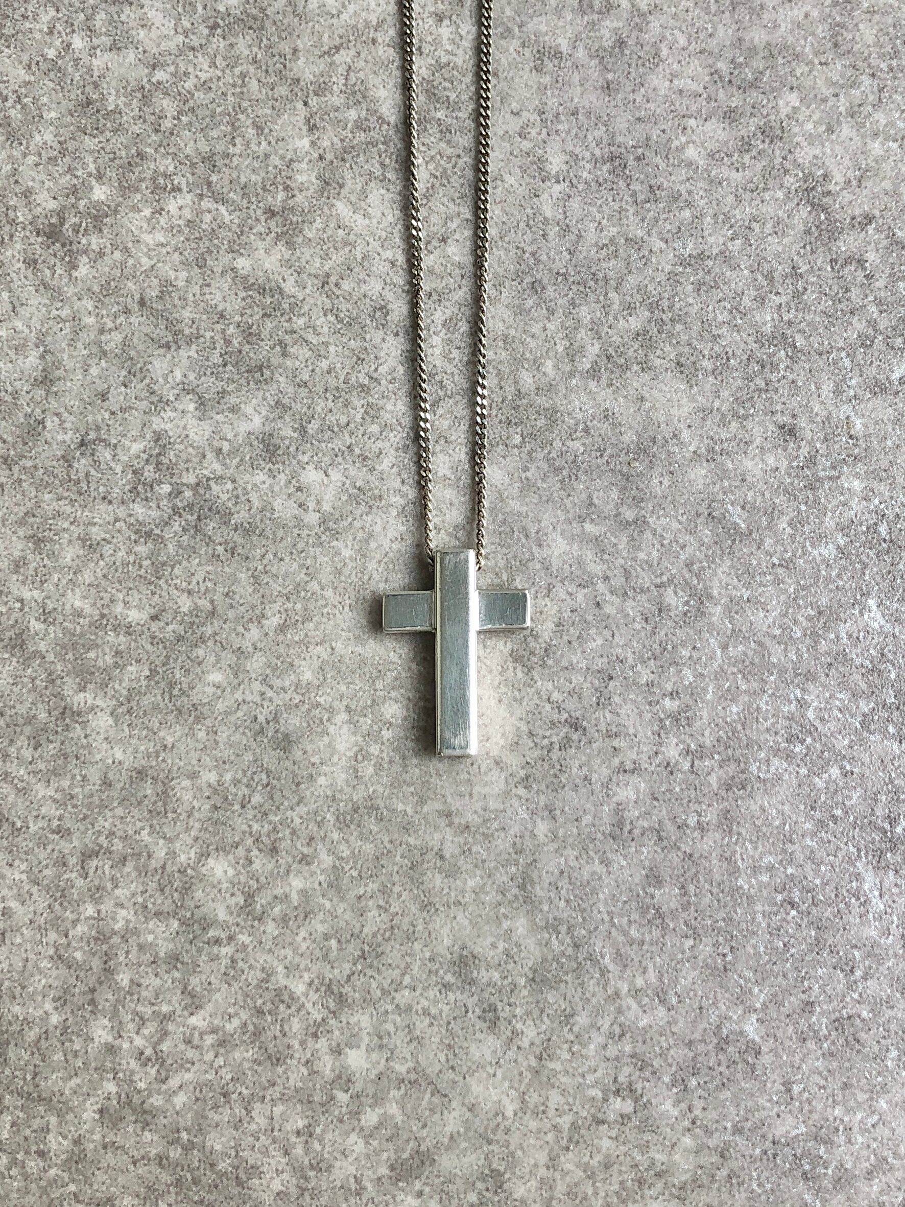GUCCI グッチ ネックレス シルバー クロス SILVER925 vintage
