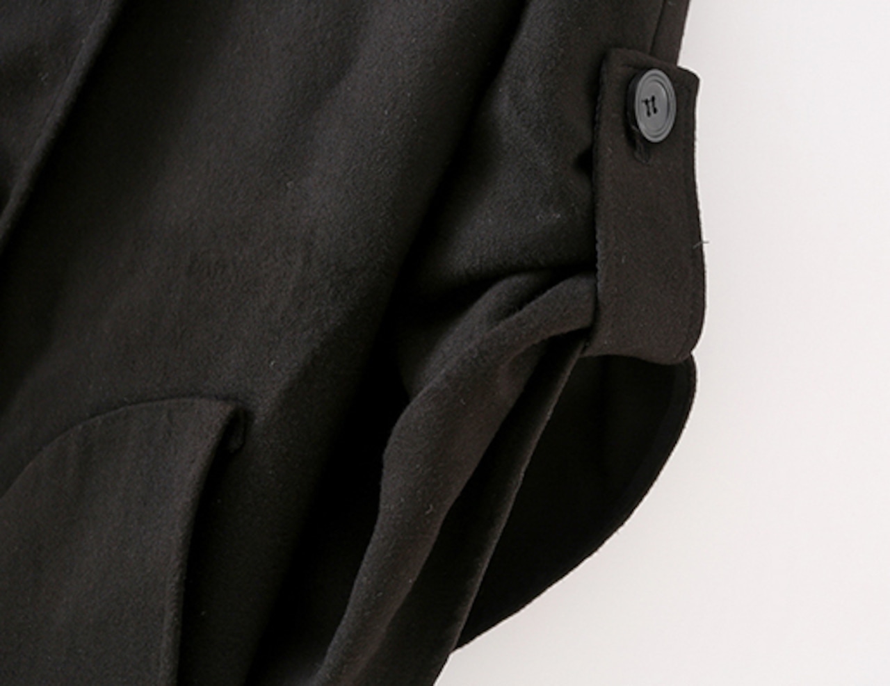 見習い魔導師のフーディーダブルブレスショールコート M22584