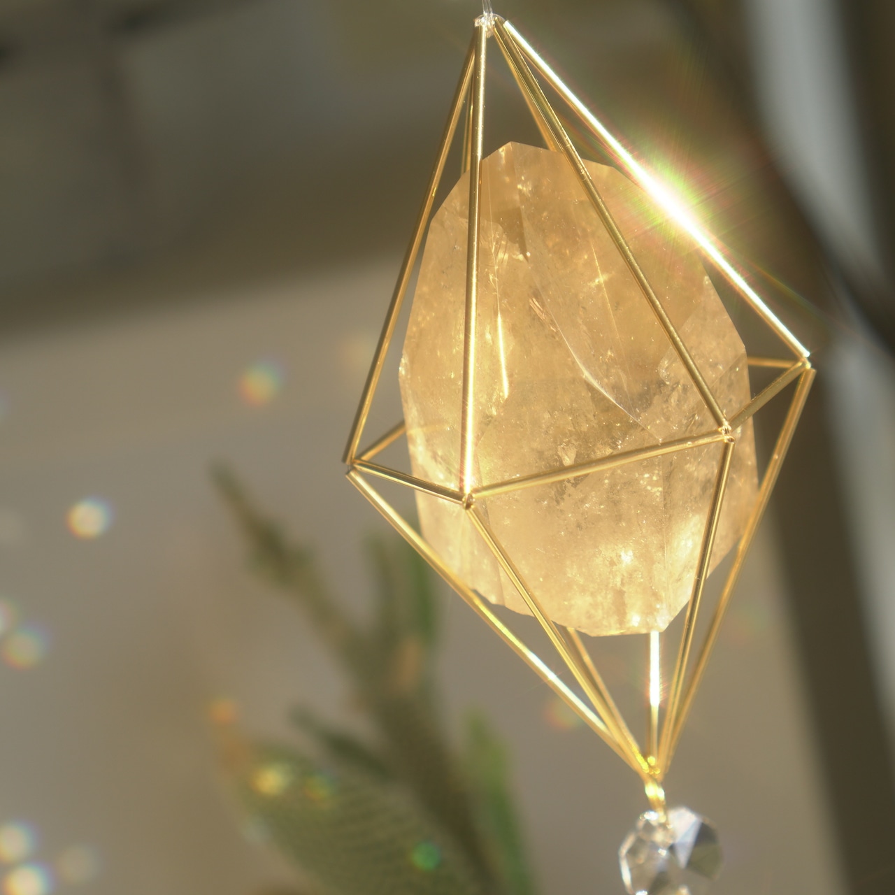 Rhea - Smoky Quartz / ジェムピラー / Gem Pillar Interior Jewelry