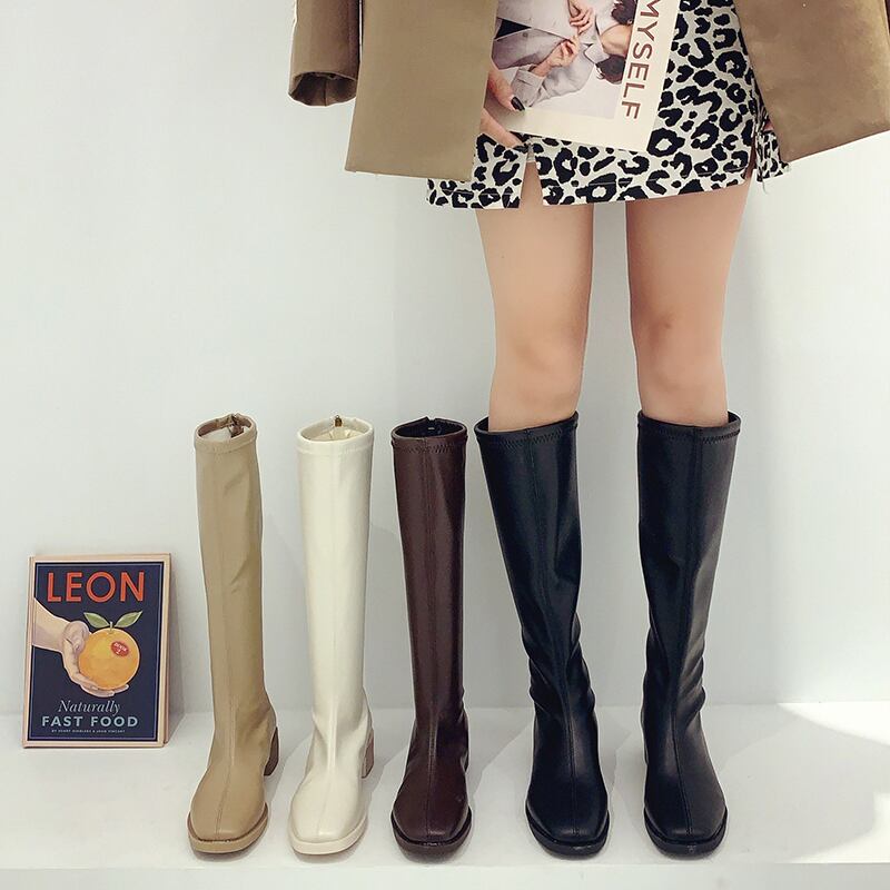 ブーツウィンターカジュアルホワイトロング 靴 シューズ 冬物 部族の婦人靴88894608432