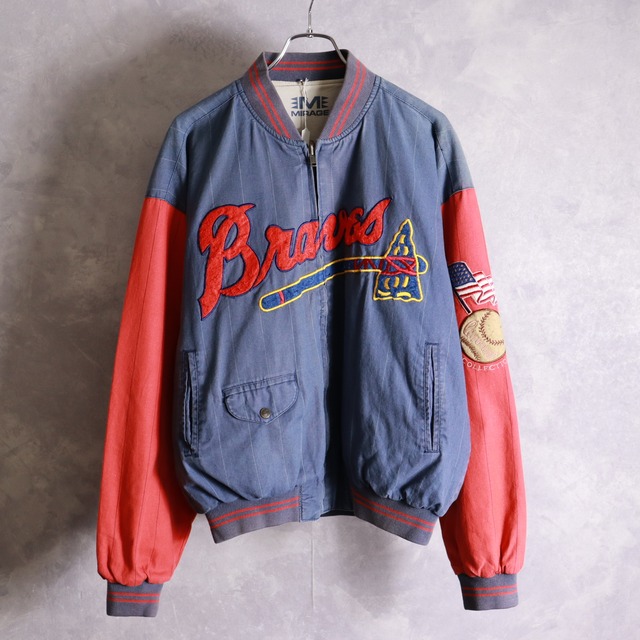 old baseball pattern design jacket