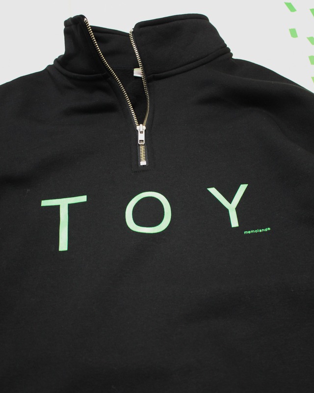 TOY L/S Half zip SWEAT SHIRT