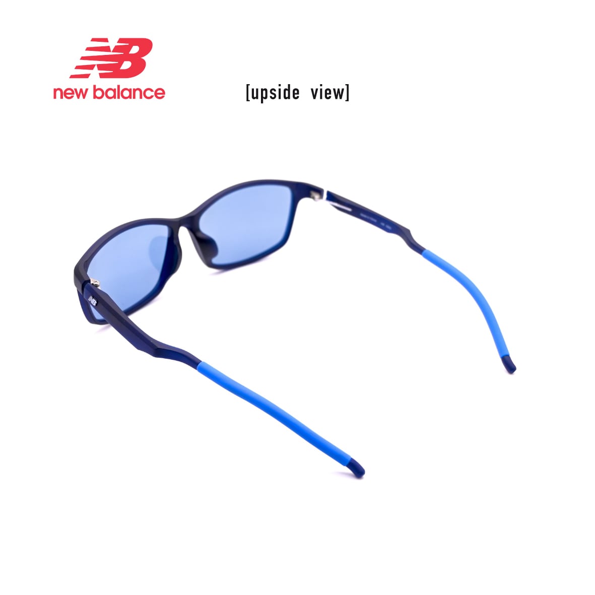 new balance/ 偏光サングラス：NB8103 C03/ マットブルー-ブルーレンズ