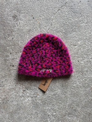 STUSSY  SKULLCAP LEOPARD PATTERN (PINK)