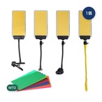 MTO DC12 COB LED パネル フレキシャフト ライト ジェルライトフィルター付