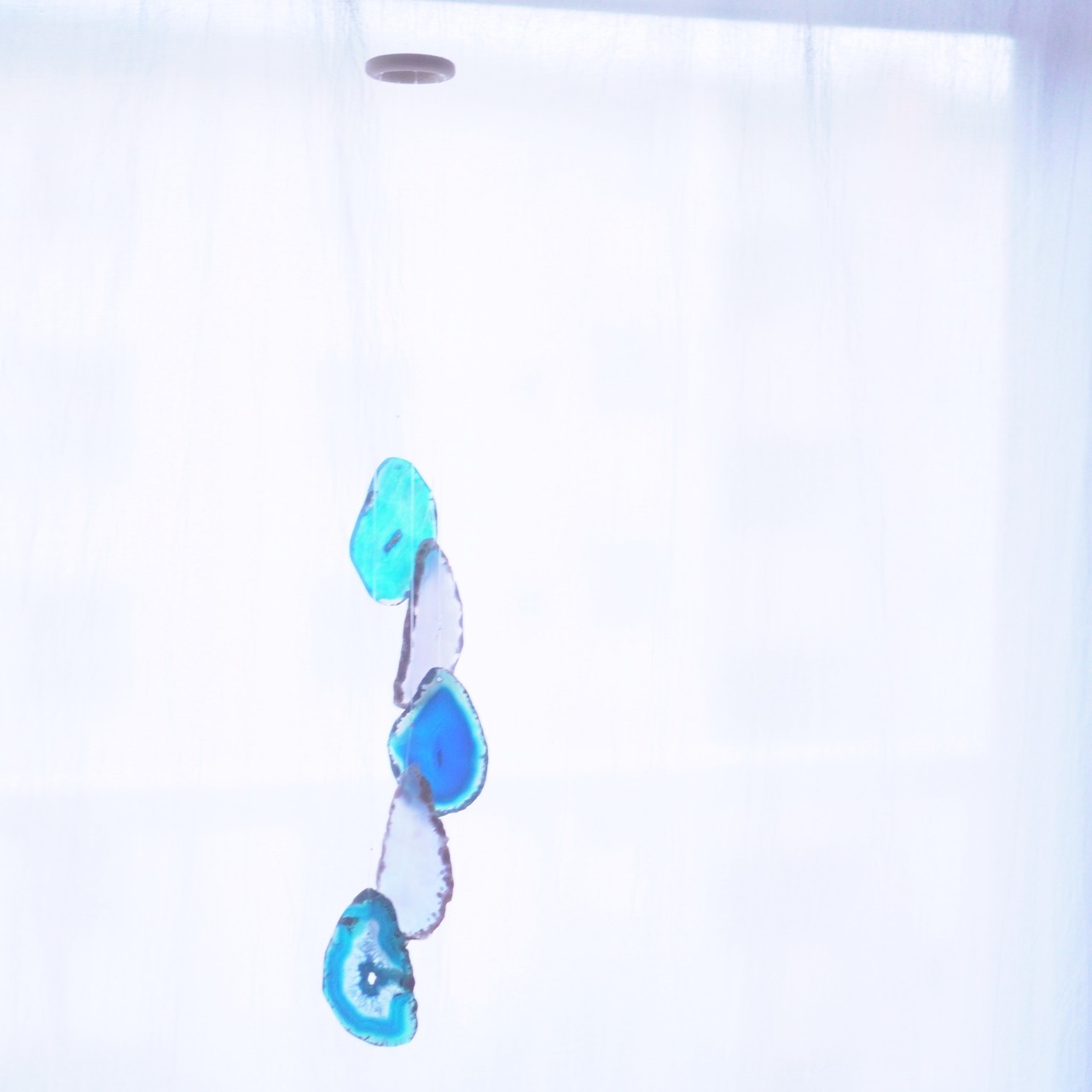 Caspian Sea 04 - アゲートヒーリングチャイム / Agate Sun Catcher Wind Chime 730