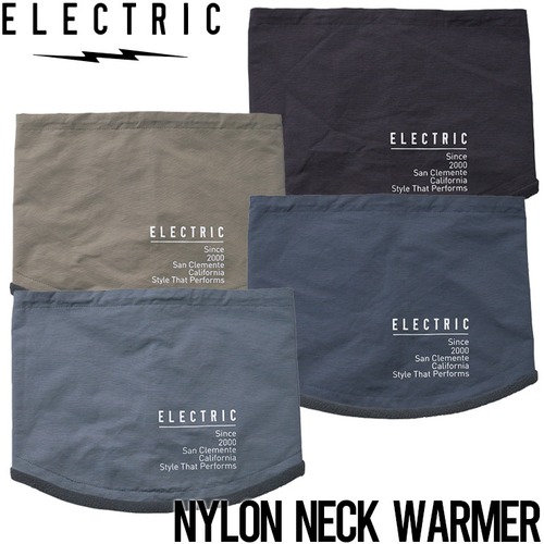 ネックウォーマー フェイスマスク ELECTRIC エレクトリック NYLON NECK WARMER E24F37 日本代理店正規品BLK