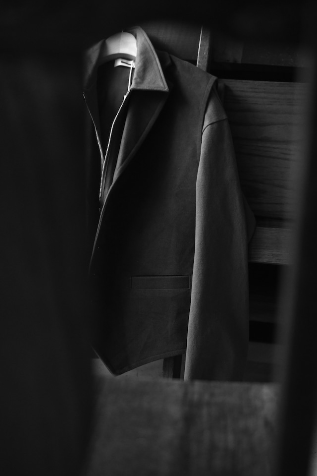 REVERBERATE / HALF ZIP JERSEY (D.GRAY)