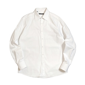 GUCCI / White Cotton Dress Shirt Made in ITALY