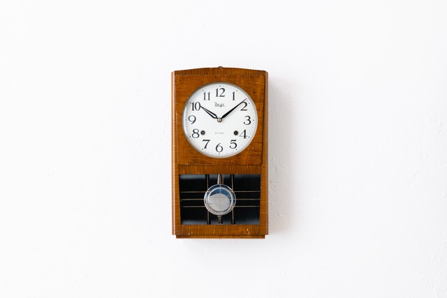 【ANTIQUE】Meiji社製振り子時計 21days・1960年~1970年代製造・メンテナンス済