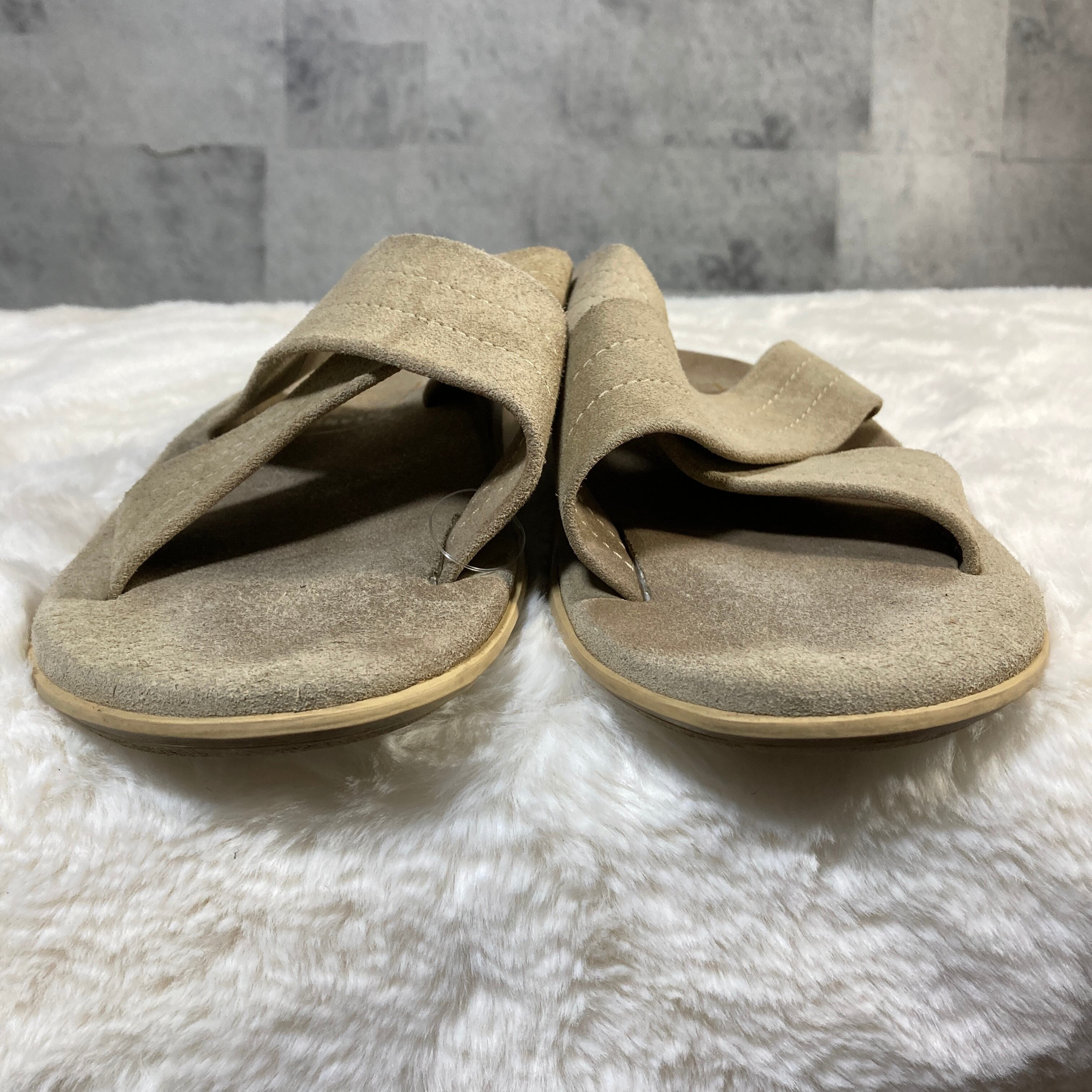 ハワイ製 ISLAND SLIPPER アイランド スリッパ スエードレザー クロス