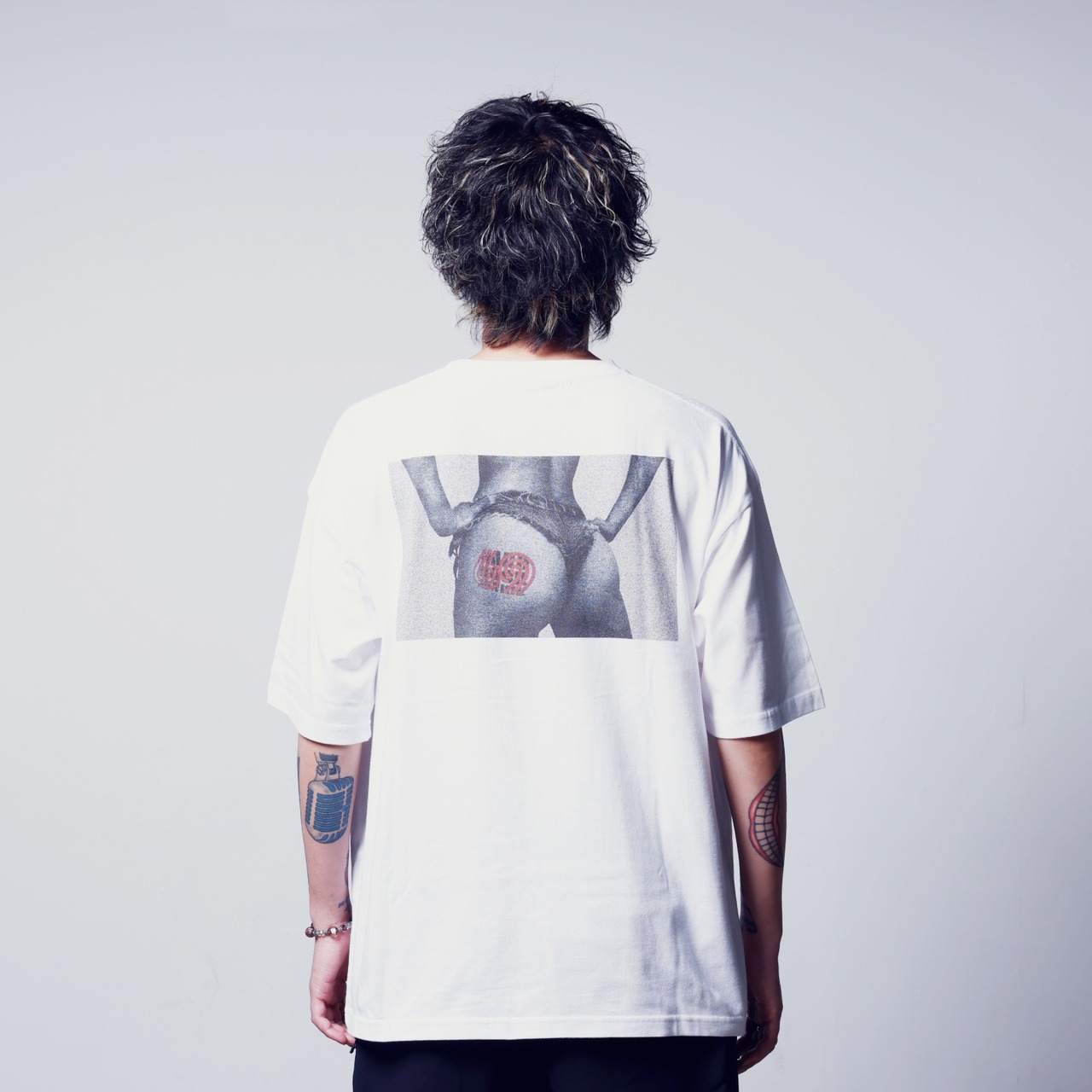 69 & HIP  ビッグシルエット Tee／ピンクロゴ