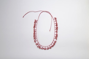 necklace No.01 / red / line