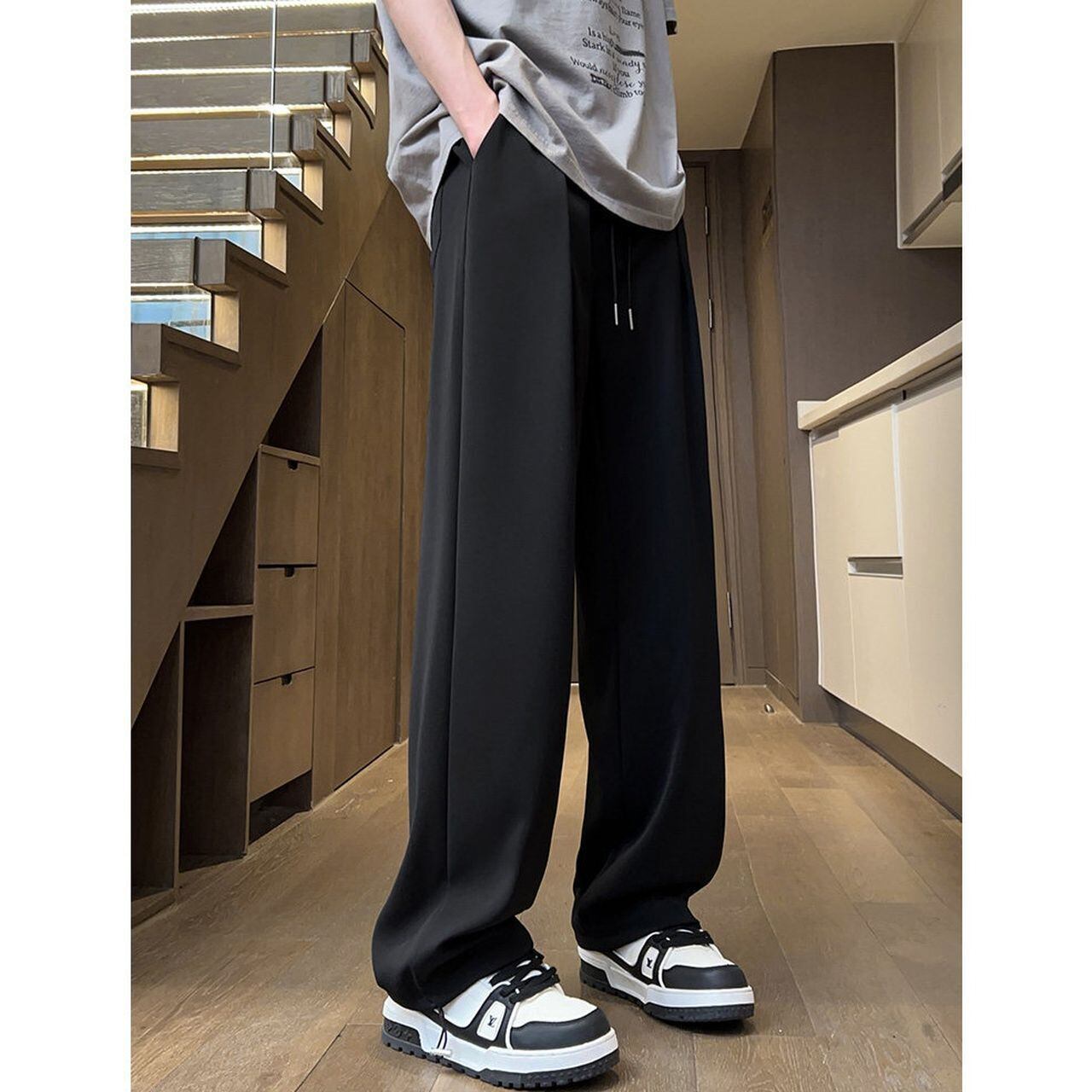 Casual wide-leg pants(MT1672)