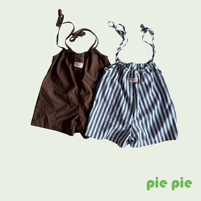 【取寄】pie｜vacance overalls｜バカンスオーバーオール｜XS-XL｜kids｜26 summer
