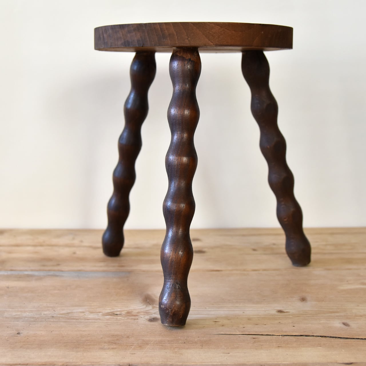French Stool (3legs) / フレンチ スツール (ミルクスツール) / 2206H