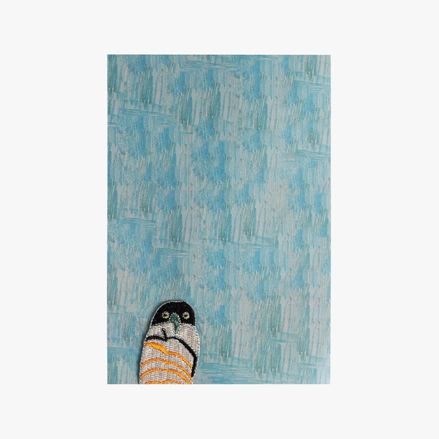 ワッペンはがき「鳥２」小笹逸男