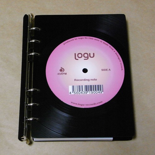 レコード盤がノートになった！Logu Recording Note 004_B