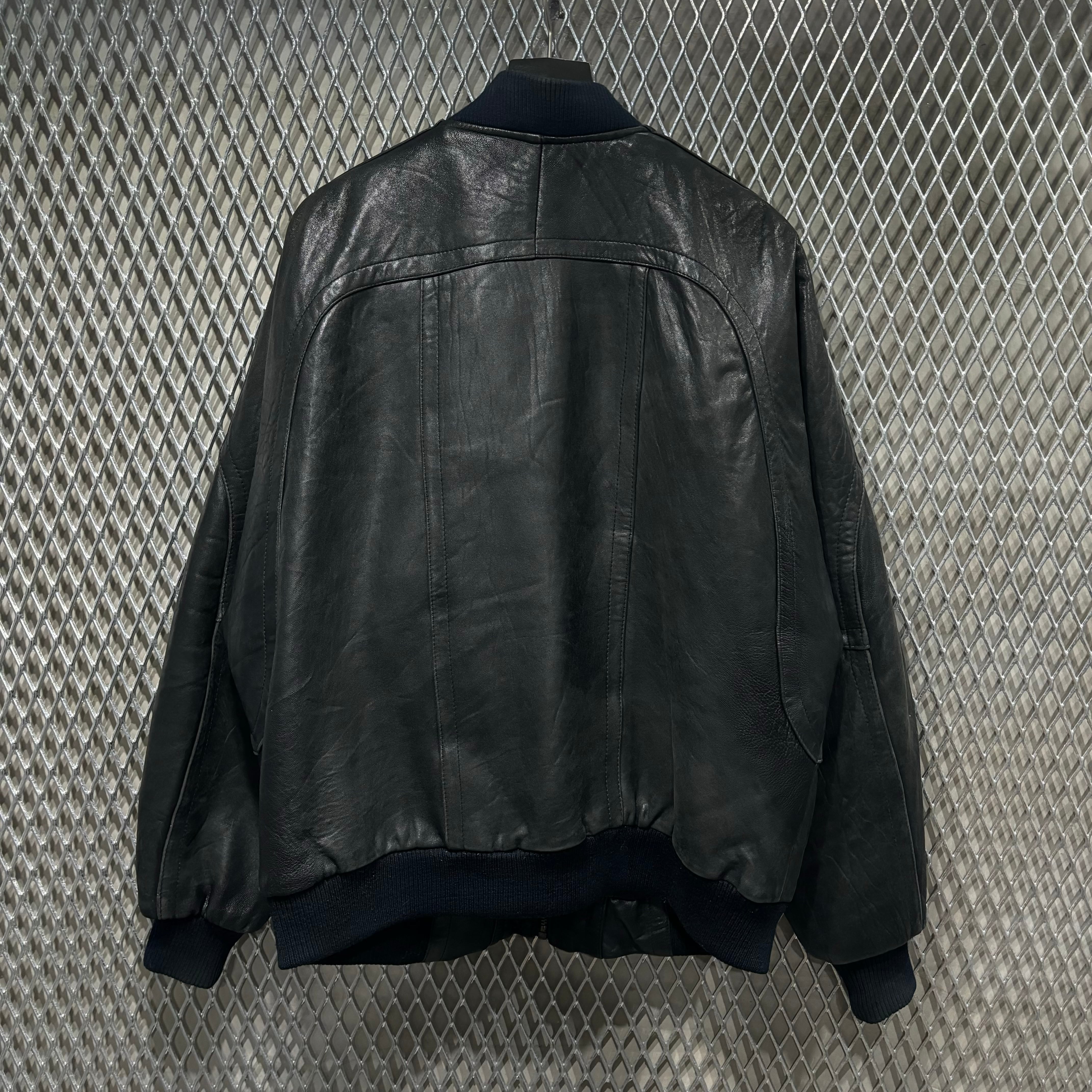 80~90s【MIDWAY】Leather Jacket | the Holic vintage clothing 80~90s【MIDWAY】Leather Jacket | the Holic vintage clothing