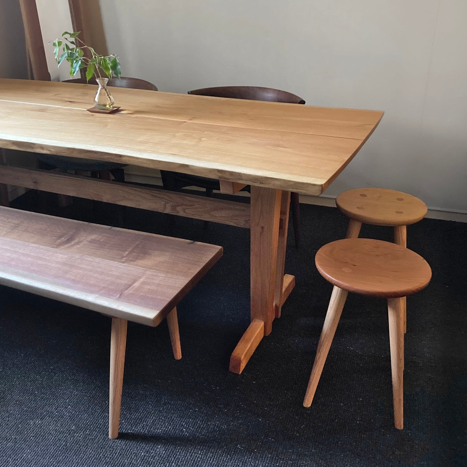 円スツール サクラ en [ circle ] stool - Japanese cherry | 飛騨高山