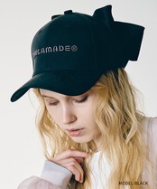 【直営限定ITEM】COOLA MADE サテンリボンCAP (BLACK)　CQ-47541H