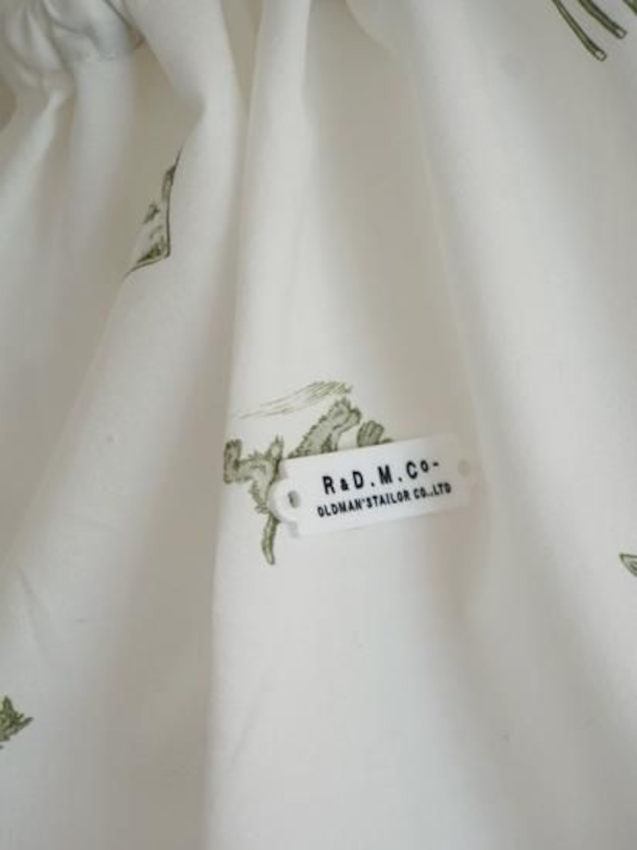 R&D.M.Co-(オールドマンズテーラー)GREAT GREEN THUMB DRAWSTRING BAG