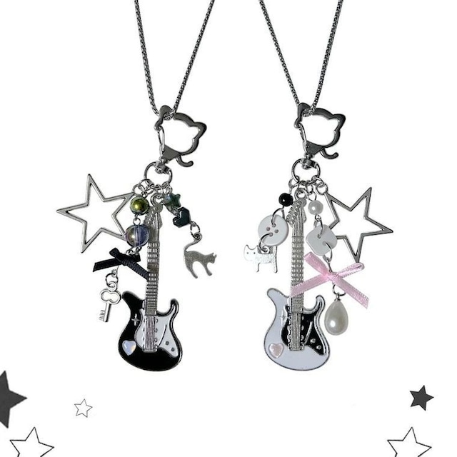 星降るねこロックンロールネックレス