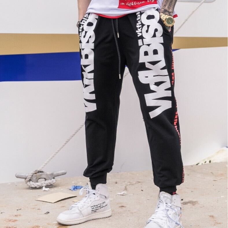 全1色 スウェットパンツ プリント カジュアル ストリート