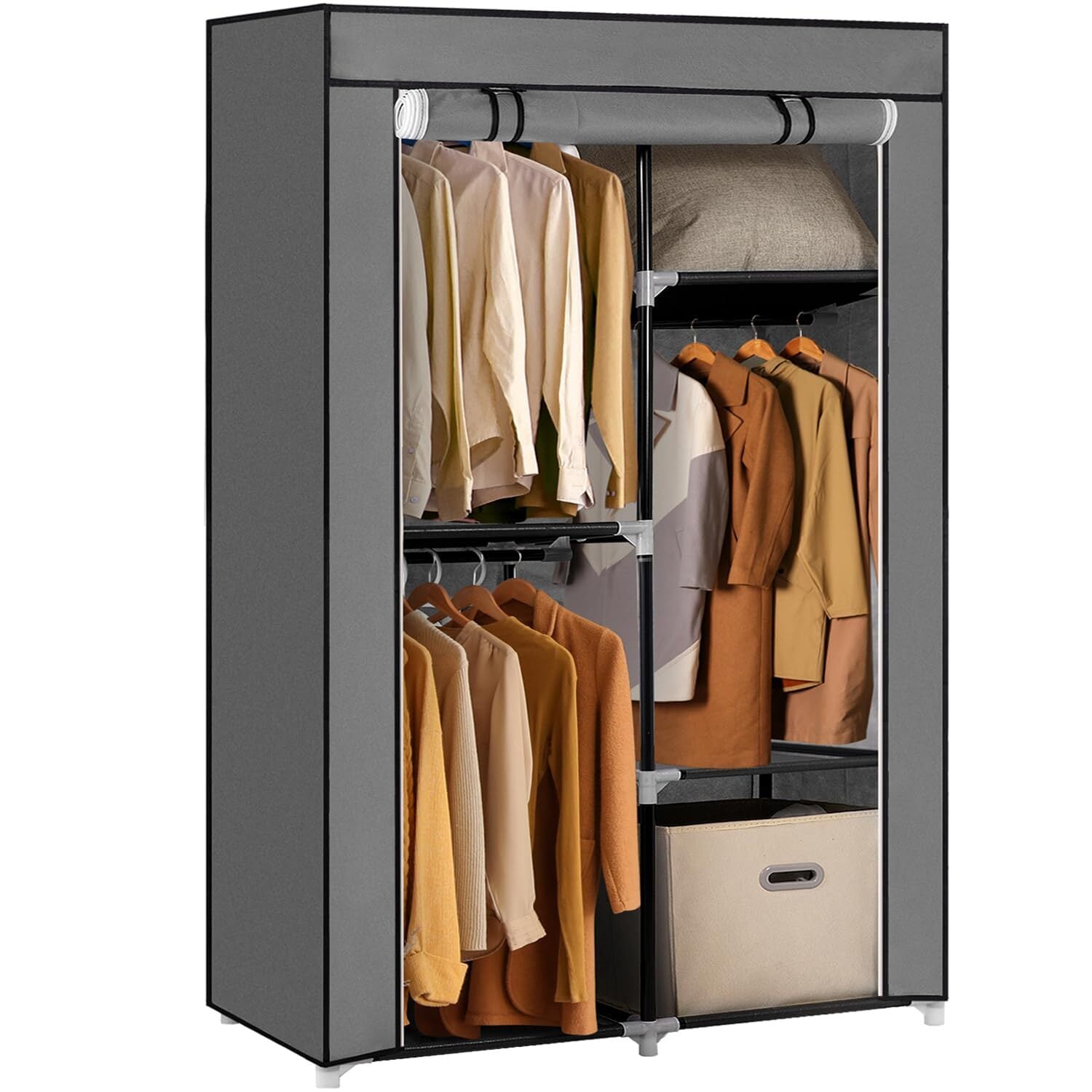 Mayi Box ワードローブ クローゼット 一体折りたたみ式 収納