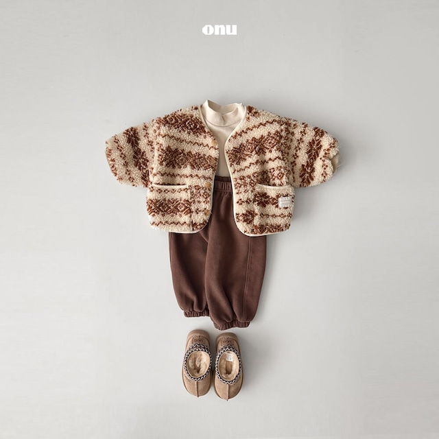 《即納》送料無料 【ONU】Fleece Jogger Pants