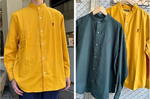 BOHEMIANS FLANNEL　STAND　LOOSE　SHIRTS