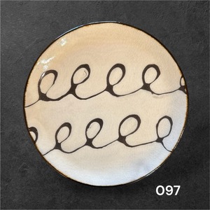 園田空也／7寸平皿　②