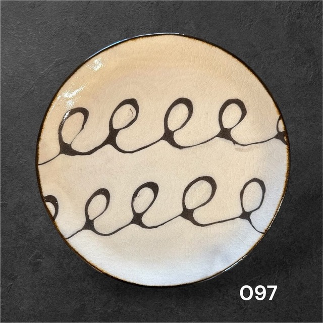 園田空也／7寸平皿　②