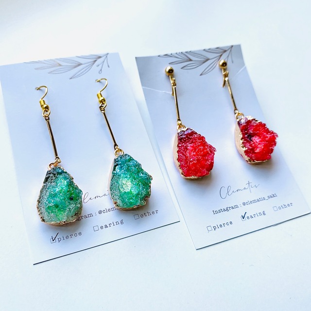 ◇S-1 ドゥルージー風チャームイヤリング