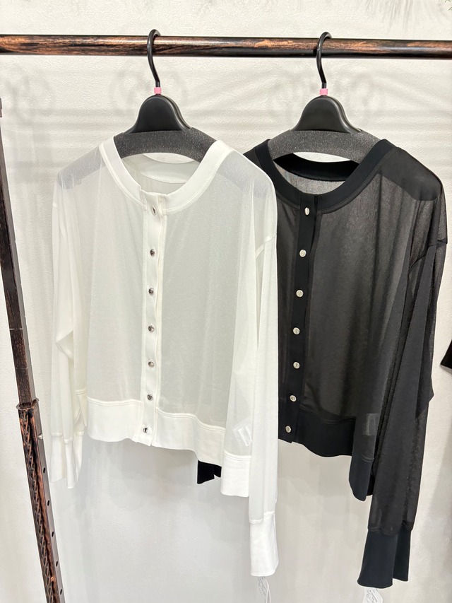【atelier six】 ドレープ切り替えカットソー　21268480