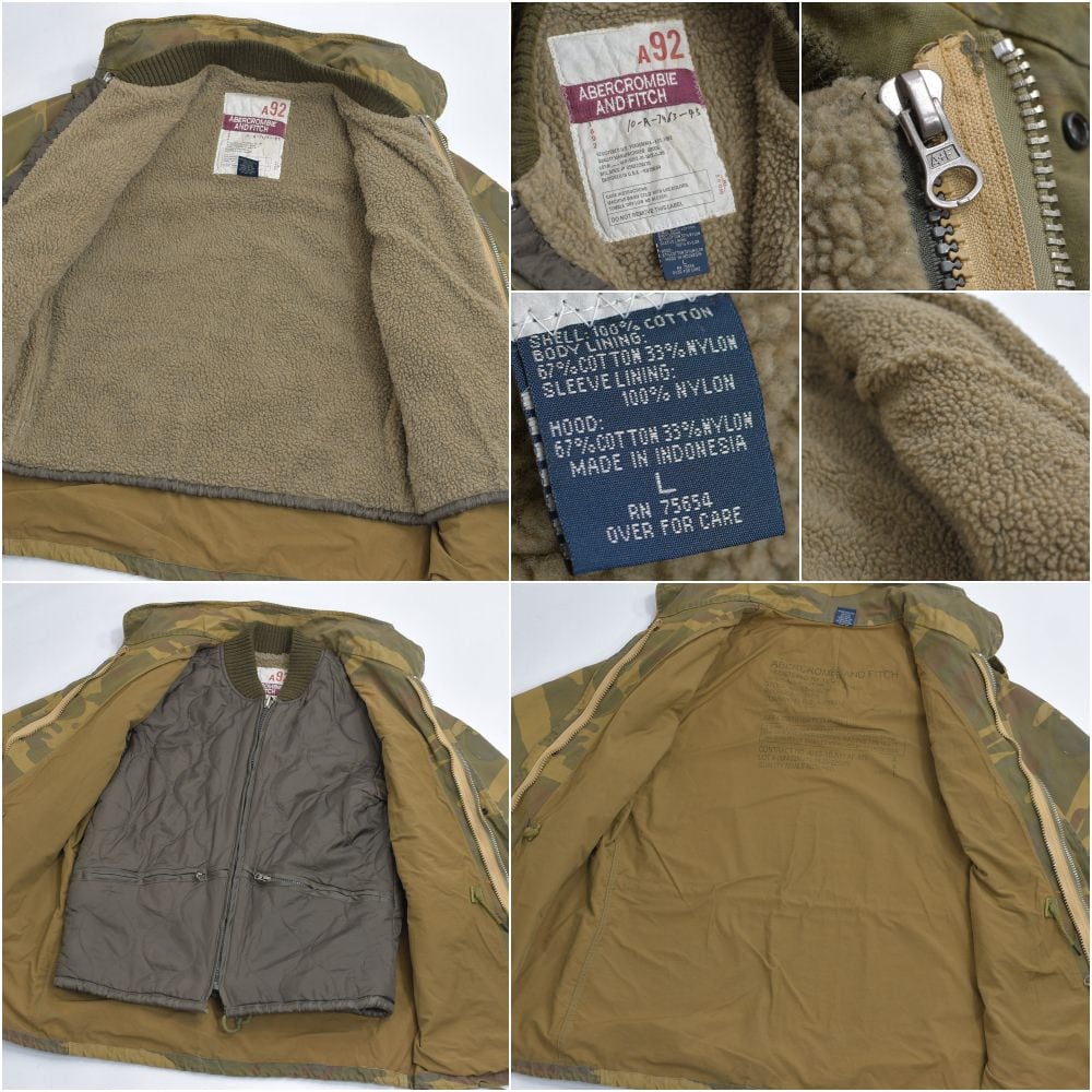00s Abercrombie and Fitch アバクロンビー＆フィッチ M-65型 3WAY