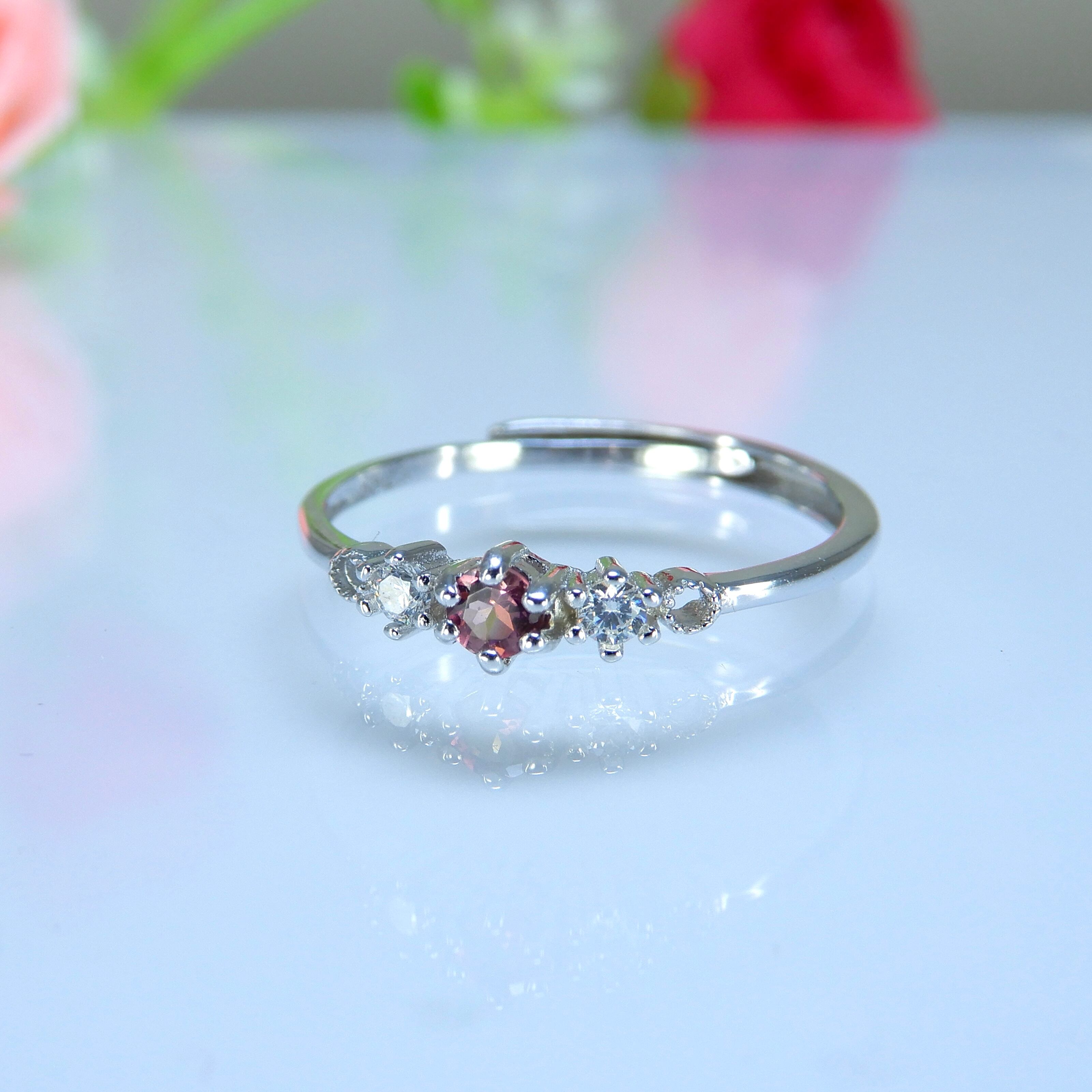 プラいちRing♦︎ピンクトルマリン♦︎WGカラー