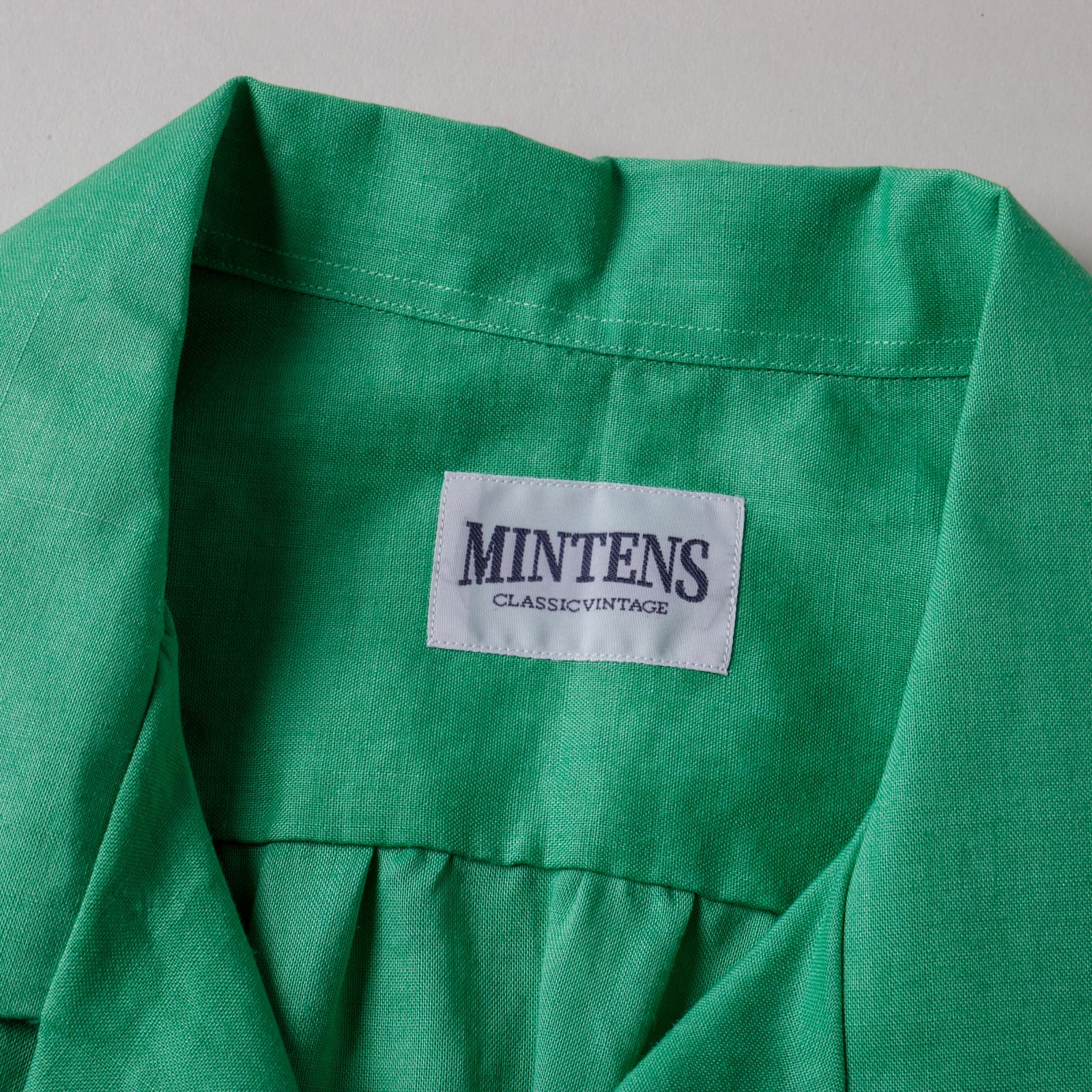 新品】MINTENS 1950s vintage linen shirts made in Italian fabrics