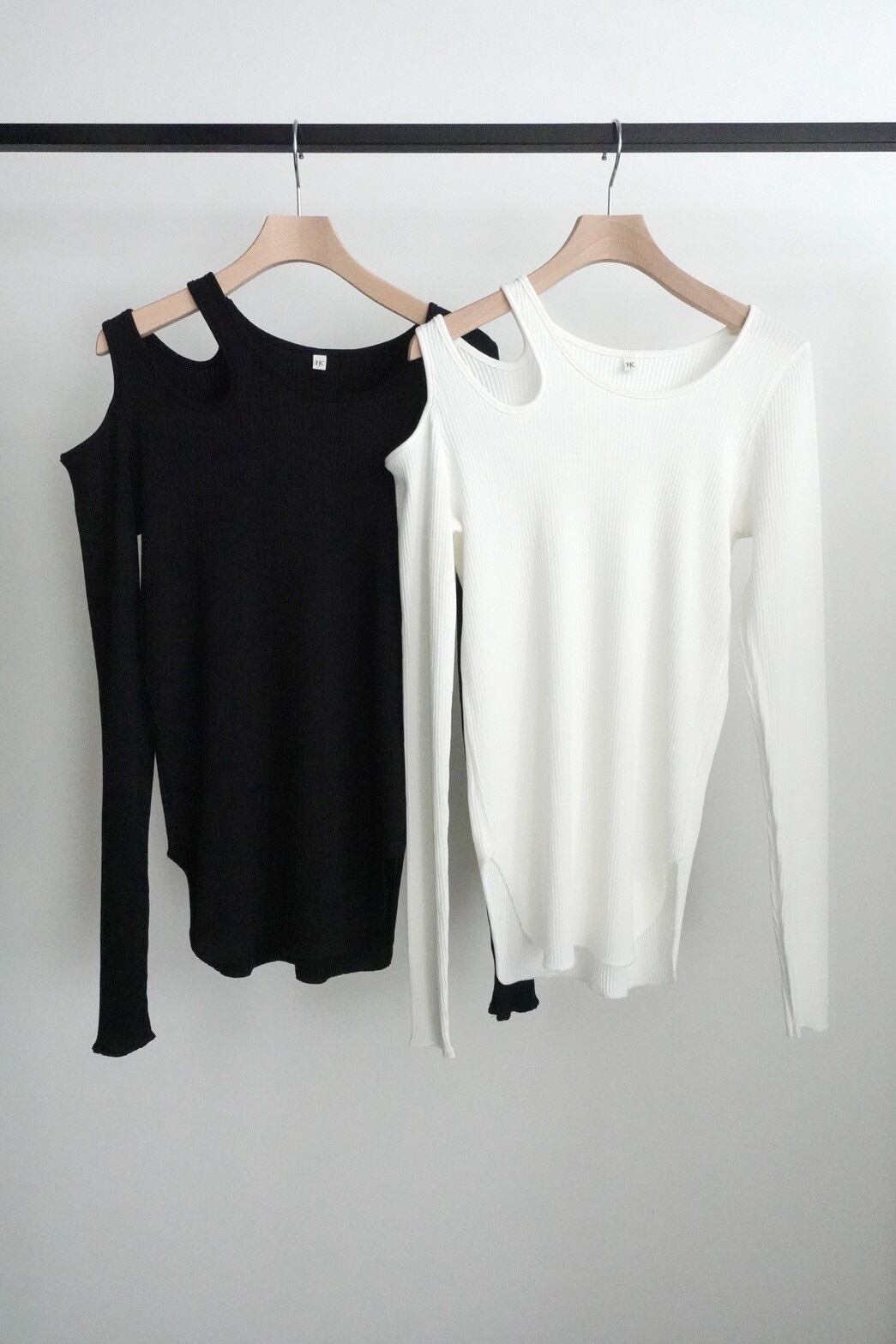 HAKUJI】Organic cotton shoulder hole LS | TOLMA.