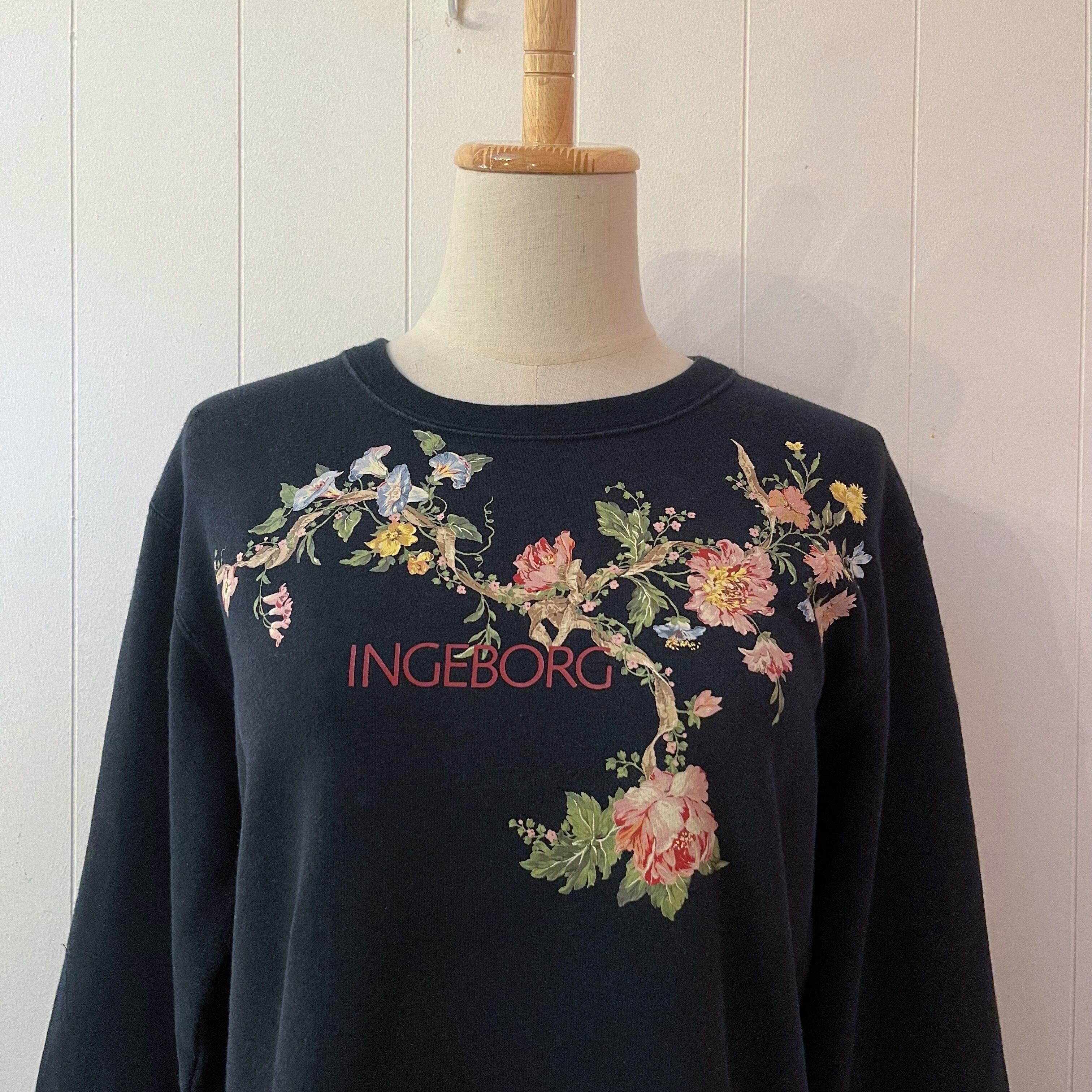 INGEBORG / flower printed sweat