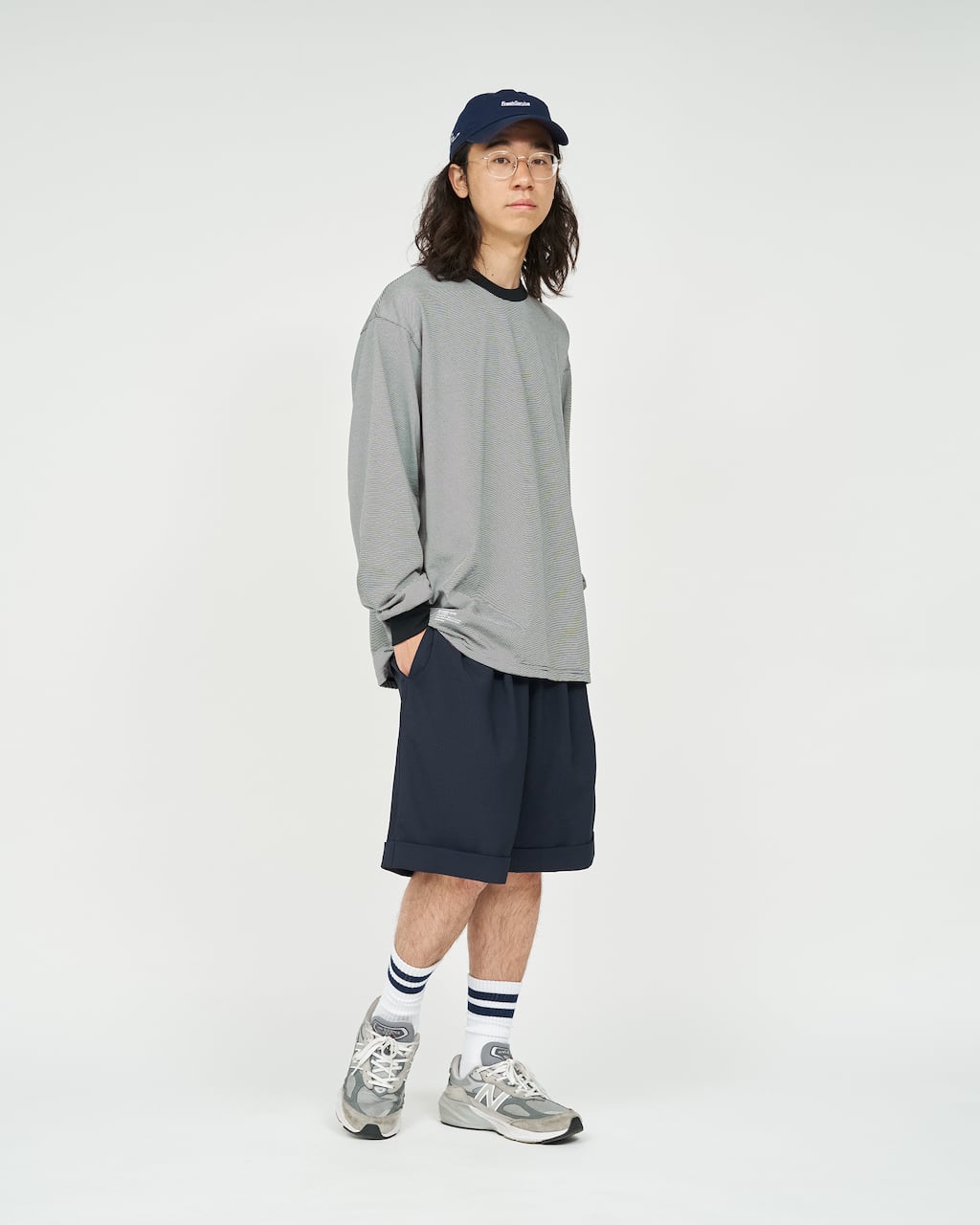 FreshService MICRO BORDER L/S TEE | HUMAN and THINGS