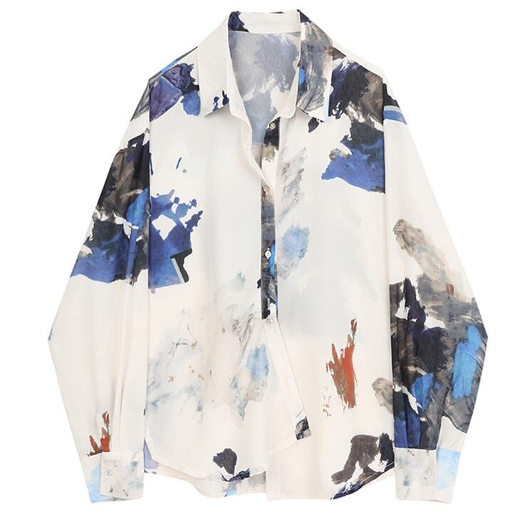 インクプリントルーズフィットシャツ Ru0064 Ruya