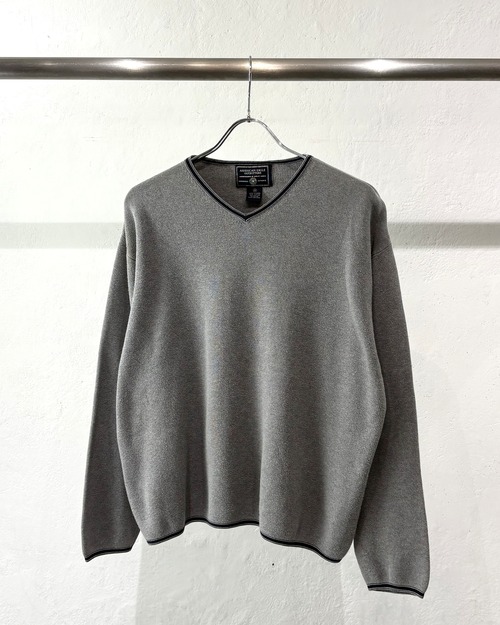 90s~ AMERICAN EAGLE V-Neck Cotton Knit